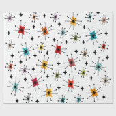 Papier Cadeau Starbursts et Stars (Plat)