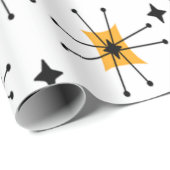 Papier Cadeau Starbursts et Stars (Coin rond)