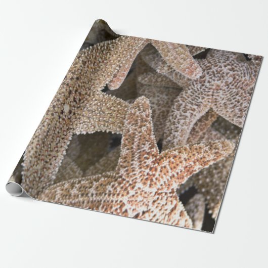 Papier Cadeau Starfish partout (Déroulé)