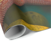 Papier Cadeau Starfish sur la plage à Dawn (Coin rond)