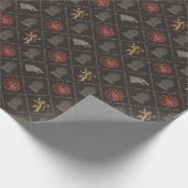 Papier Cadeau Stark, Lannister, Targaryen, Motif du Trône de fer (Coin)