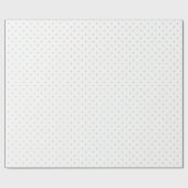 Papier Cadeau Starry Elegance White & Gold Stars (Plat)