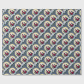 Papier Cadeau Starry Night Belsnickle Père Noël CHRISTMAS PACKAG (Plat)