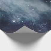 Papier Cadeau Starry Night Blue Sky Stars Amateurs Univers (Coin)