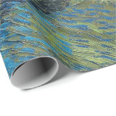 Papier Cadeau Starry nuit van gogh célèbre peinture (Coin rond)