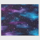 Papier Cadeau Starry Sky Galaxy (Plat)