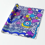 Papier Cadeau stars (Déroulé)