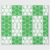 Papier Cadeau Stars irlandais (Plat)
