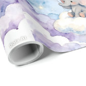 Papier Cadeau Stars repeating pattern wallpaper (Coin rond)