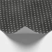 Papier Cadeau Stars Sky Black White Night Chalkboard Delicate (Coin)