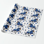 Papier Cadeau Stary Night Charismatic Tolting cheval islandais (Déroulé)