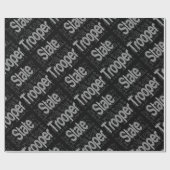 Papier Cadeau State Trooper Extraordinaire (Plat)