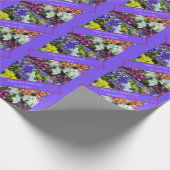 Papier Cadeau Statice colorée du 16ème anniversaire (Coin)