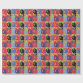 Papier Cadeau Statue d'Art Pop de la Liberté New Yok City (Plat)