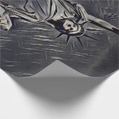 Papier Cadeau Statue de la Liberté (Coin)