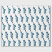 Papier Cadeau Statue de la liberté (Plat)