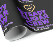 Papier Cadeau Steady Sugar Crew Empowering Wellness and Balance  (Coin rond)