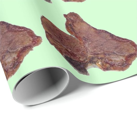 Papier Cadeau Steak à os (Coin rond)