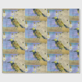 Papier Cadeau Steampunk Mécanique Oiseau Ingénierie Anniversaire (Plat)