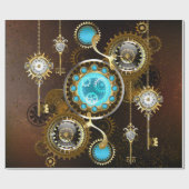 Papier Cadeau Steampunk Rusty Background (Plat)