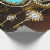 Papier Cadeau Steampunk Rusty Background (Coin)