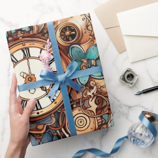 Papier Cadeau Steampunk victorien (Cadeaux)