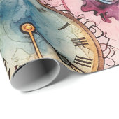 Papier Cadeau Steampunk victorien (Coin rond)