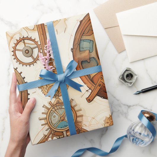 Papier Cadeau Steampunk victorien (Cadeaux)