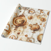 Papier Cadeau Steampunk victorien (Déroulé)