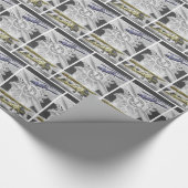 Papier Cadeau Stearman Biplane (Coin)