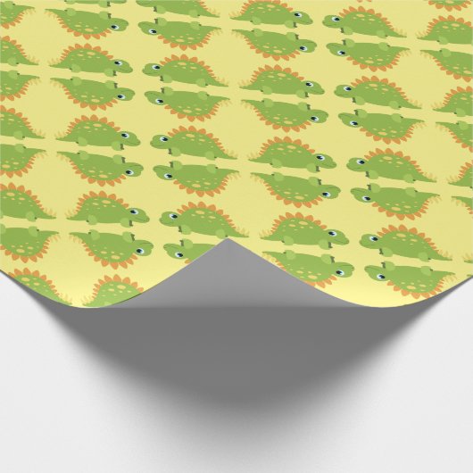 Papier Cadeau Stegosaurus Dinosaur fête d'anniversaire (Coin)