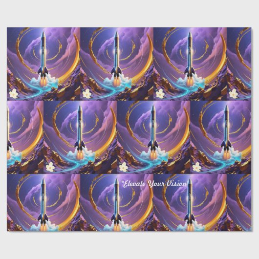 Papier Cadeau "Stellar Rise" (Plat)