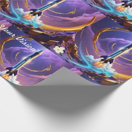 Papier Cadeau "Stellar Rise" (Coin)