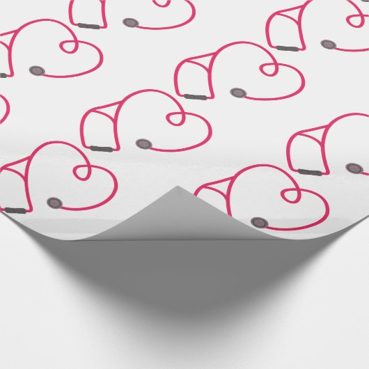 Papier Cadeau Stéthoscope (Coin)