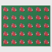 Papier Cadeau stéthoscope cardiaque anatomique (Plat)