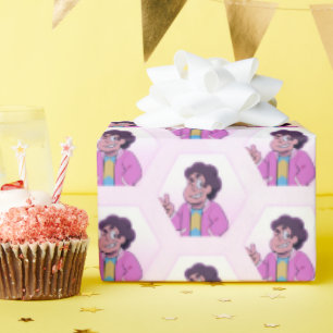 Papier Cadeau Steven Universe   Portrait diamant rose