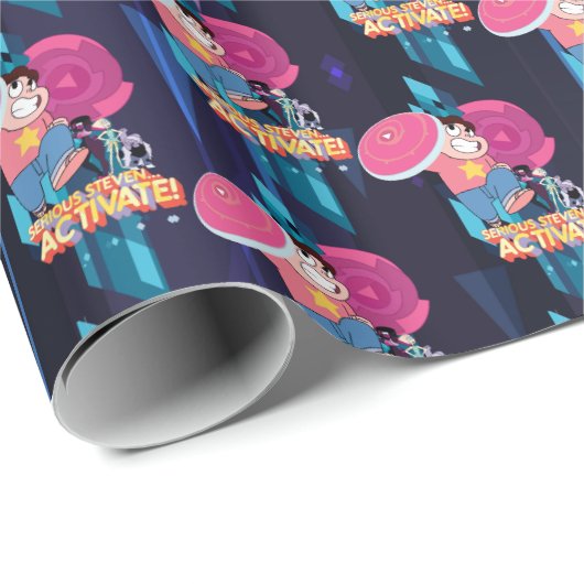 Papier Cadeau Steven Universe | Sérieux Steven... Activez ! (Coin rond)