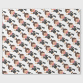 Papier Cadeau Steward (hôtesse de l'air) (Plat)