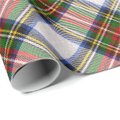 Papier Cadeau Stewart Royal Robe Plaid écossais Motif (Coin rond)