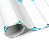 Papier Cadeau Stick de crosse (Coin rond)