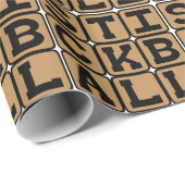 Papier Cadeau Stickball, Baseball de rue (Coin rond)