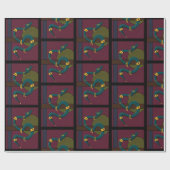 Papier Cadeau Sticker Carré Snake (Plat)