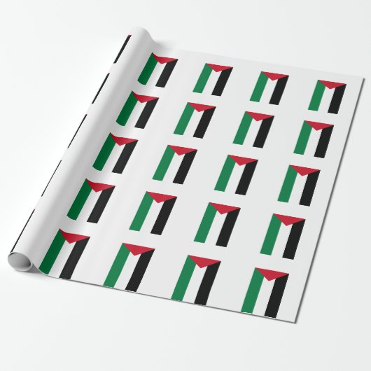 Papier Cadeau Sticker Gaza sans drapeau de Palestine (Déroulé)
