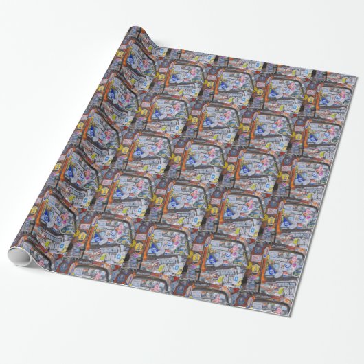 Papier Cadeau Stickers (Déroulé)