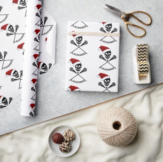 Papier Cadeau Sticks de crosse Noël (Artisanat)