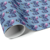 Papier Cadeau Stitch Wrapping Paper (Coin rond)