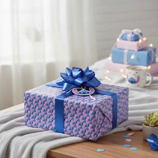 Papier Cadeau Stitch Wrapping Paper
