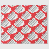 Papier Cadeau Sto Lat ! Carte de la chanson polonaise (Plat)