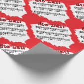 Papier Cadeau Sto Lat ! Carte de la chanson polonaise (Coin)