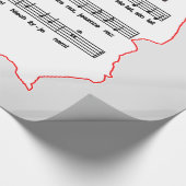 Papier Cadeau Sto Lat ! Carte de la chanson polonaise (Coin)